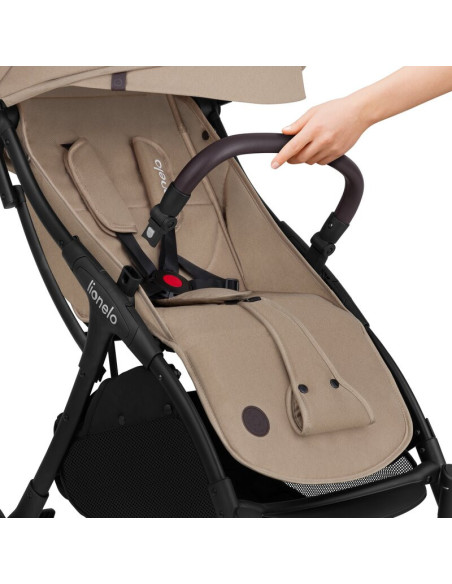 BN-LO-JULIE_ONE_BEIGE_SAND,Carucior sport, Lionelo, Julie One, De la nastere, Greutate redusa, Cu accesorii, Cadru din aluminiu,