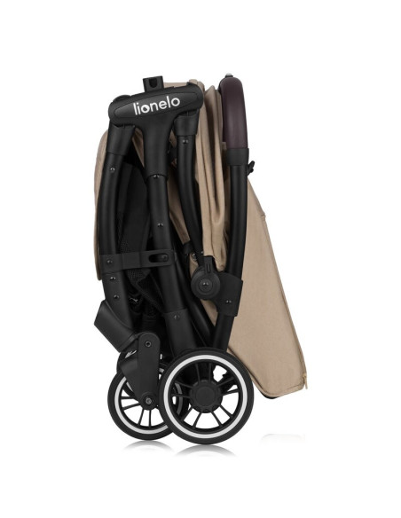 BN-LO-JULIE_ONE_BEIGE_SAND,Carucior sport, Lionelo, Julie One, De la nastere, Greutate redusa, Cu accesorii, Cadru din aluminiu,