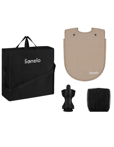BN-LO-JULIE_ONE_BEIGE_SAND,Carucior sport, Lionelo, Julie One, De la nastere, Greutate redusa, Cu accesorii, Cadru din aluminiu,