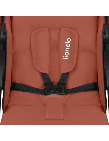 BN-LO-EMMA PLUS_CORAL_PINK,Carucior sport, Lionelo, Emma Plus, Cu tavita, 2 Suporturi pentru pahar, Geanta accesorii, Conform cu