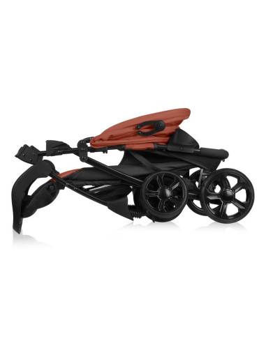 BN-LO-EMMA PLUS_CORAL_PINK,Carucior sport, Lionelo, Emma Plus, Cu tavita, 2 Suporturi pentru pahar, Geanta accesorii, Conform cu