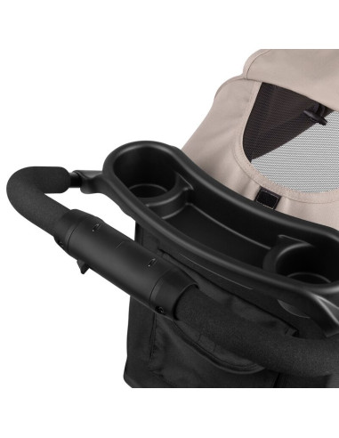 BN-LO-EMMA PLUS_BEIGE_LATTE,Carucior sport, Lionelo, Emma Plus, Cu tavita, 2 Suporturi pentru pahar, Geanta accesorii, Conform c
