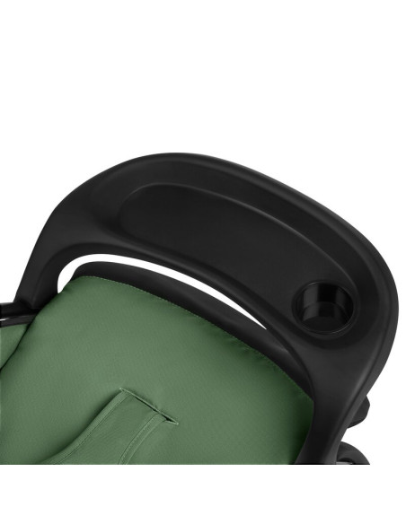 BN-LO-EMMA PLUS_GREEN_EMERALD,Carucior sport, Lionelo, Emma Plus, Cu tavita, 2 Suporturi pentru pahar, Geanta accesorii, Conform