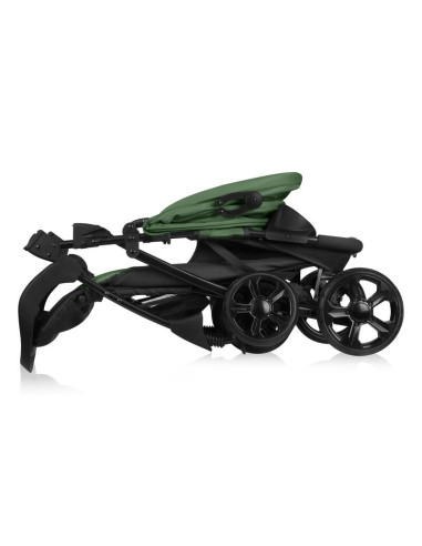 BN-LO-EMMA PLUS_GREEN_EMERALD,Carucior sport, Lionelo, Emma Plus, Cu tavita, 2 Suporturi pentru pahar, Geanta accesorii, Conform