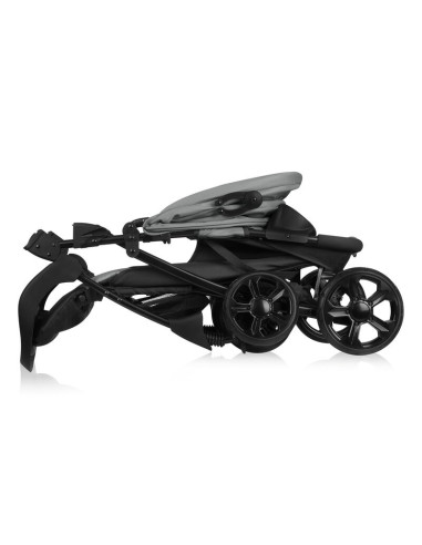 BN-LO-EMMA PLUS_GREY_DOVE,Carucior sport, Lionelo, Emma Plus, Cu tavita, 2 Suporturi pentru pahar, Geanta accesorii, Conform cu 
