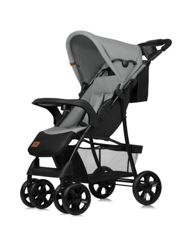 BN-LO-EMMA PLUS_GREY_DOVE,Carucior sport, Lionelo, Emma Plus, Cu tavita, 2 Suporturi pentru pahar, Geanta accesorii, Conform cu 