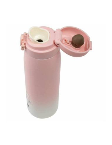 BN-380692,Termos lichide, FreeON, Din otel inoxidabil, Cu mentinere de temperatura de pana la 12 ore, 480 ml, Pink