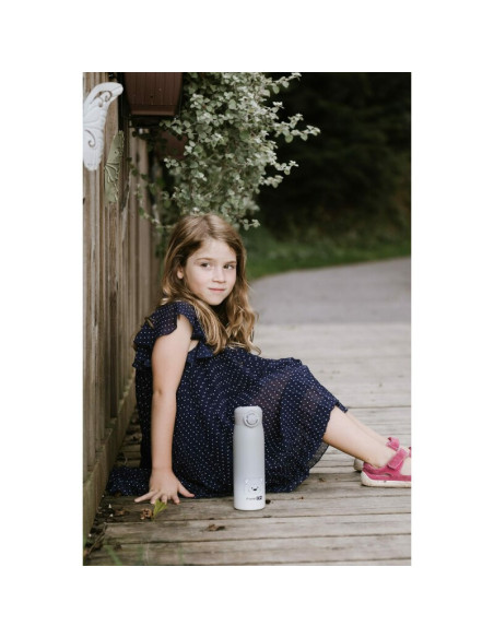 BN-380692,Termos lichide, FreeON, Din otel inoxidabil, Cu mentinere de temperatura de pana la 12 ore, 480 ml, Pink