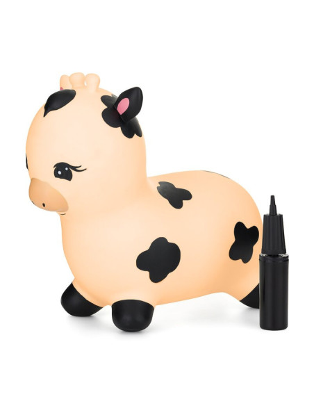 BN-260216,Jumper, Feedo, In forma de vacuta, Cu pompa inclusa, Din cauciuc, Pana la 70 kg, 50x46x23 cm, 36 luni+, Cream BN-260216,Jumper, Feedo, In forma de vacuta, Cu pompa inclusa, Din cauciuc, Pana la 70 kg, 50x46x23 cm, 36 luni+, Cream