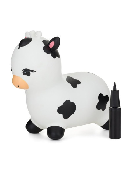 BN-260202,Jumper, Feedo, In forma de vacuta, Cu pompa inclusa, Din cauciuc, Pana la 70 kg, 50x46x23 cm, 36 luni+, White BN-260202,Jumper, Feedo, In forma de vacuta, Cu pompa inclusa, Din cauciuc, Pana la 70 kg, 50x46x23 cm, 36 luni+, White