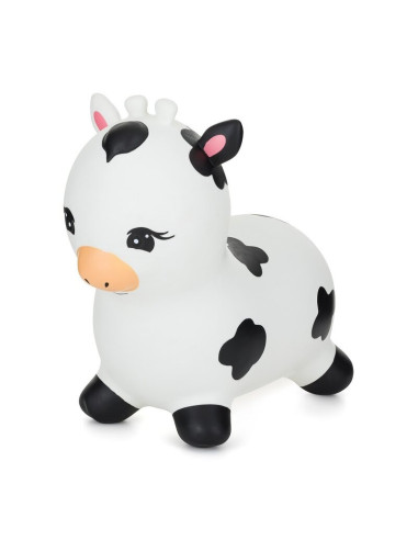 BN-260202,Jumper, Feedo, In forma de vacuta, Cu pompa inclusa, Din cauciuc, Pana la 70 kg, 50x46x23 cm, 36 luni+, White BN-260202,Jumper, Feedo, In forma de vacuta, Cu pompa inclusa, Din cauciuc, Pana la 70 kg, 50x46x23 cm, 36 luni+, White