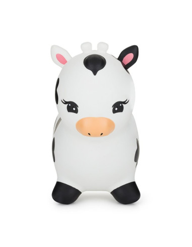 BN-260202,Jumper, Feedo, In forma de vacuta, Cu pompa inclusa, Din cauciuc, Pana la 70 kg, 50x46x23 cm, 36 luni+, White BN-260202,Jumper, Feedo, In forma de vacuta, Cu pompa inclusa, Din cauciuc, Pana la 70 kg, 50x46x23 cm, 36 luni+, White