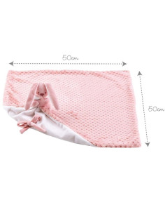 BN-877480,Paturica, Nattou, De plus, Moale, Cu melodie, Cu jucarie dentitie, Primul prieten al celor mici, 50x50 cm, 0 luni+, Pi 2