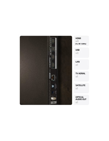 OLED55C41LA,Televizor LG OLED evo 55C41LA, 139 cm, Smart, 4K Ultra HD, 100 Hz, Clasa G (Model 2024)