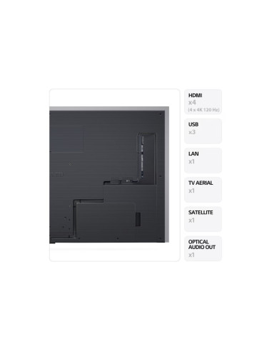 OLED55G42LW,Televizor LG OLED evo OLED55G42LW, 139 cm, Smart, 4K Ultra HD, 100 Hz, Clasa F (Model 2024)