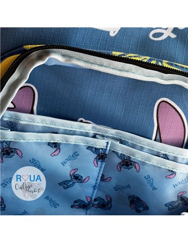 Ghiozdan tip troller Lilo&Stitch, 3 compartimente, 47x32x27cm, Lyfestyle