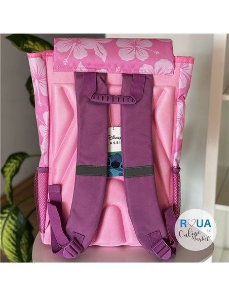 Ghiozdan scoala Lilo&Stitch KM6407, 44x31x18 cm, Angel