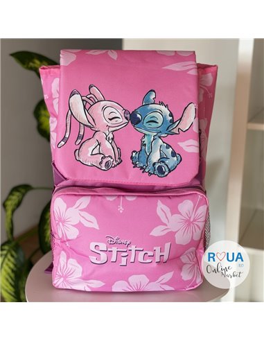 Ghiozdan scoala Lilo&Stitch KM6407, 44x31x18 cm, Angel