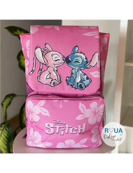Ghiozdan scoala Lilo&Stitch KM6407, 44x31x18 cm, Angel