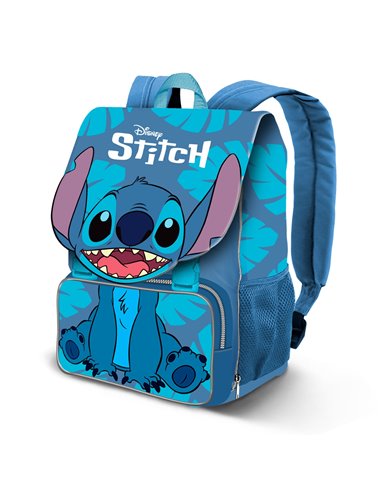 Ghiozdan prescolari Lilo&Stitch KM7338, 34x26x18 cm, Albastru