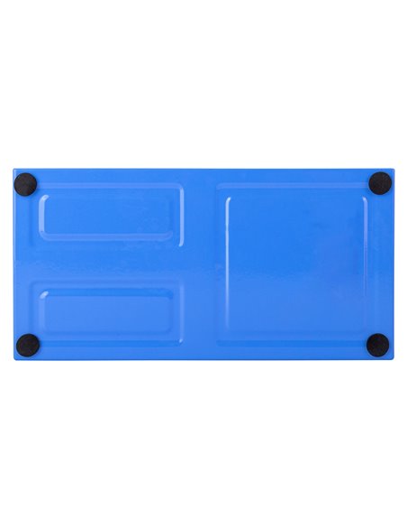 Suport birou 3 compartimente Mesh Color Deli, Verde