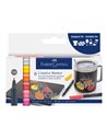 Marker creativ Faber-Castell FC160705, 1.5 mm, 6 culori, Summer