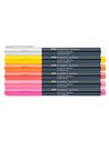 Marker creativ Faber-Castell FC160705, 1.5 mm, 6 culori, Summer