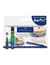 Marker creativ Faber-Castell FC160708, 1.5 mm, 6 buc/set, Forrest