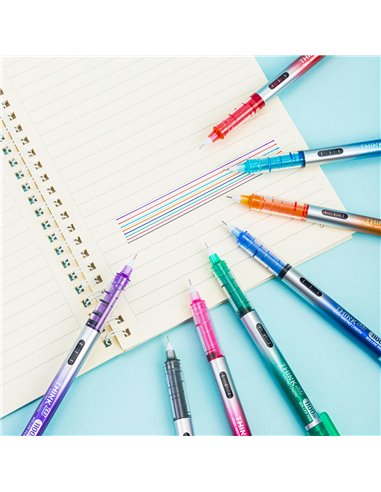 Set 8 rollere Free Ink Deli, 0.5 mm, uscare rapida