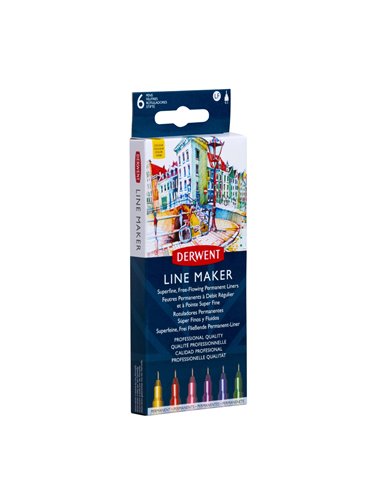 Set 6 linere profesionale Derwent, 0.3 mm
