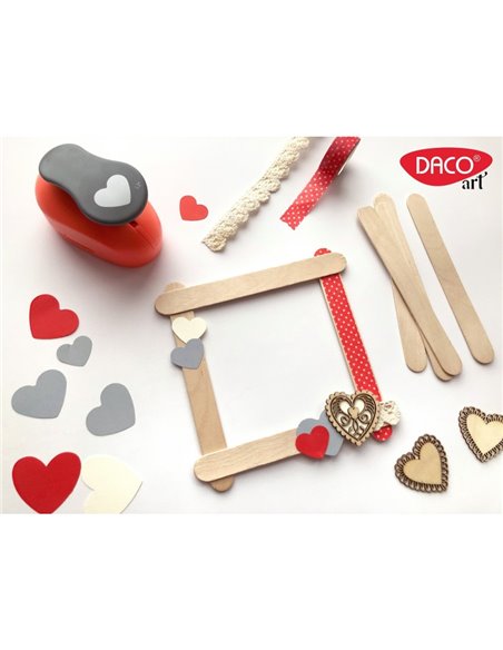 Inimioare din lemn Daco AD338, 4 cm, 4 modele 