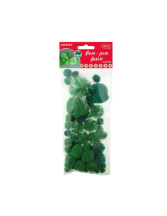 AD279V,Accesorii Craft - Ad279v Pom Pom Festiv Verde Daco