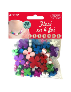 AD322,Accesorii Craft - Ad322 Flori Cu 4 Foi Daco