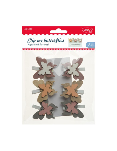 AD388,Accesorii Craft - Ad388 Agata-Ma Fluturasi Daco