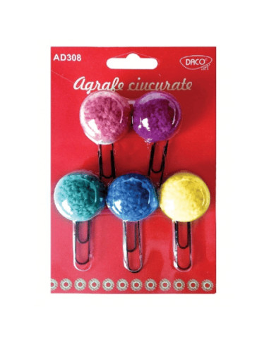 AD308,Accesorii Craft - Ad308 Agrafe Ciucurate Daco