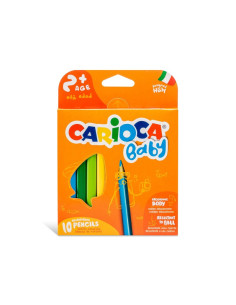 42819,Creion Color 10 Culori Carioca Baby 42819