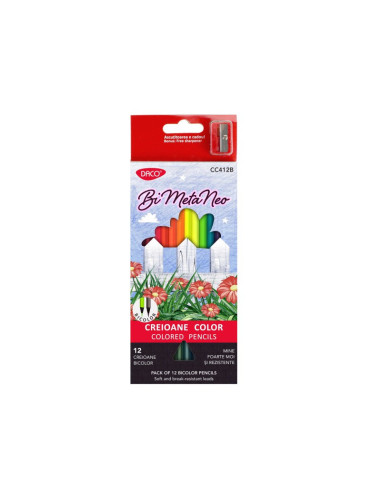 CC412B,Creion Color 12 Bicolor Bi Meta Neo Daco Cc412b
