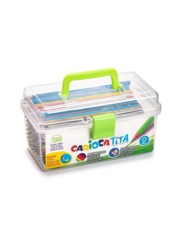42800,Creion Color Set 120 Carioca 42800