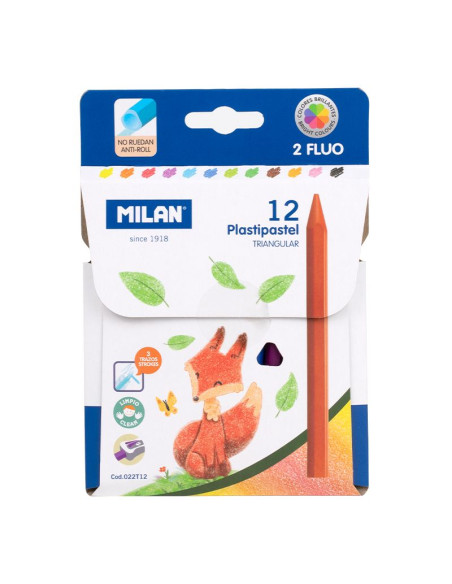 022T12,Creion Cerat 12 Triunghiular Milan 022t12 022T12,Creion Cerat 12 Triunghiular Milan 022t12