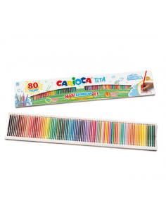 42890,Creion Color 80 Culori Carioca 42890 2
