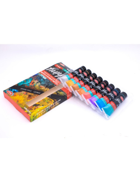 CU3836M,Culori Acril 8c 36ml Metalizate Daco Cu3836m CU3836M,Culori Acril 8c 36ml Metalizate Daco Cu3836m