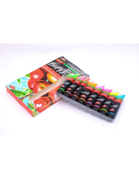 CU3836F,Culori Acril 8c 36ml Flourescente Daco Cu3836f CU3836F,Culori Acril 8c 36ml Flourescente Daco Cu3836f