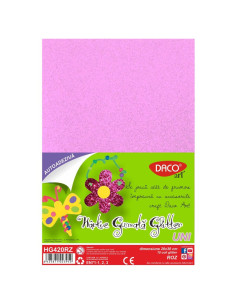 HG420RZ,Hartie Gumata Aa Glitter Hg420rz 20x30cm 10coli Daco