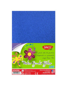 HG420A,Hartie Gumata Aa Glitter Hg420a 20x30cm 10coli Daco