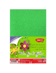 HG420V,Hartie Gumata Aa Glitter Hg420v 20x30cm 10coli Daco