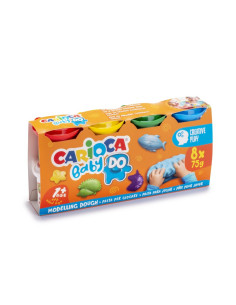 43180,Plastilina Usoara 8x75g Baby Carioca 43180