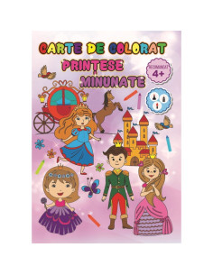 770701,Carte Colorat Printese Minunate 770701