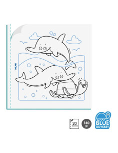 54218GC02,Caiet De Colorat Blue Odyssey Milan 54218gc02 2