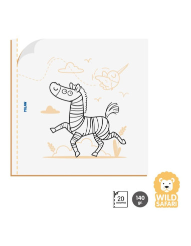 54218GC01,Caiet De Colorat Wild Safari Milan 54218gc01 54218GC01,Caiet De Colorat Wild Safari Milan 54218gc01