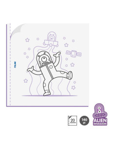 54218GC06,Caiet De Colorat Alien Invasion Milan 54218gc06 2